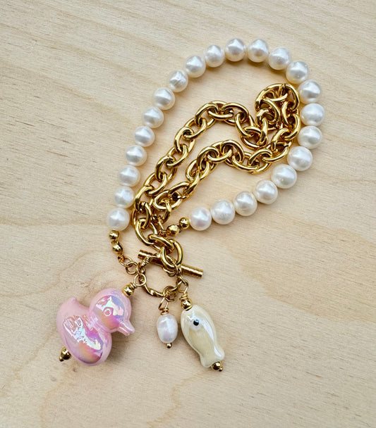 Lakeside Dreams Necklace - Pink